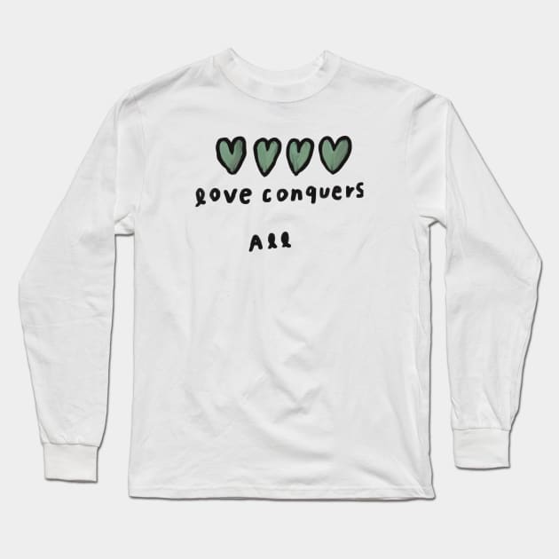 Love conquers all 6 Long Sleeve T-Shirt by Soosoojin